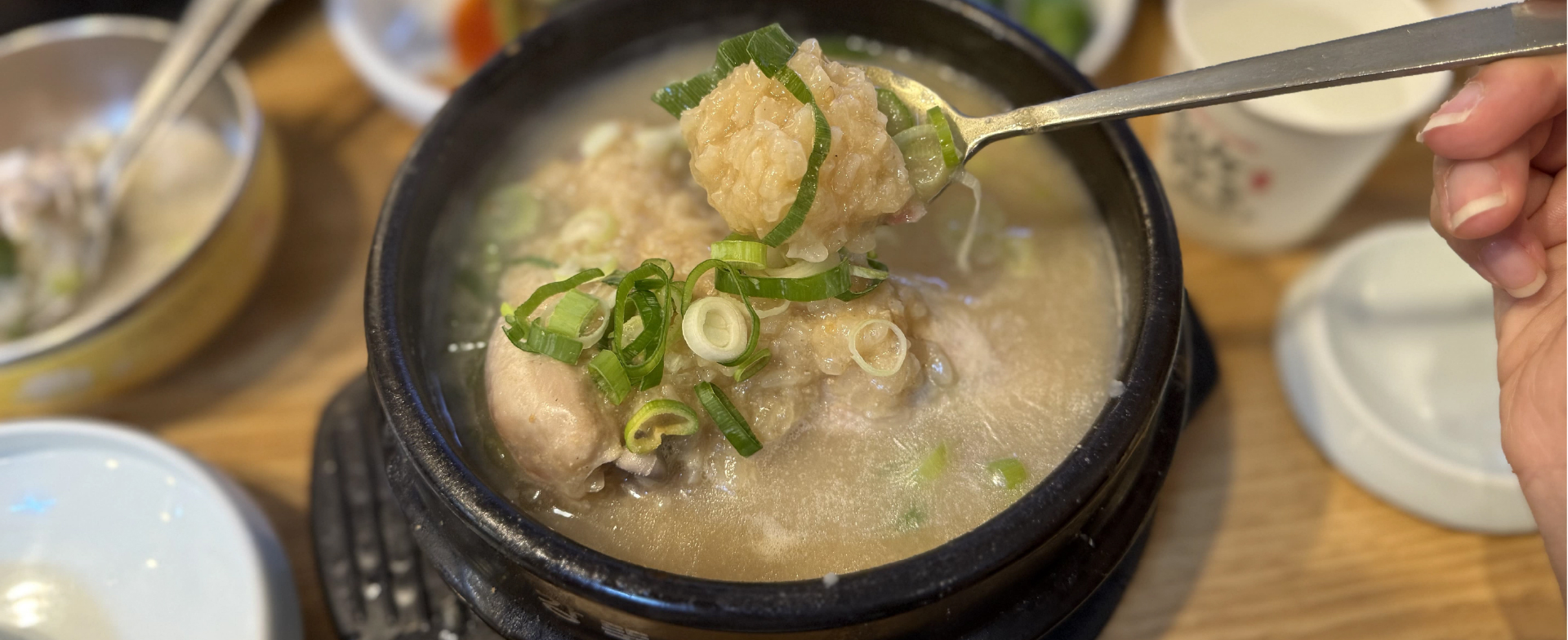 疲憊的夏天在釜山享受韓國補身美食