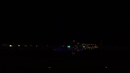 다대포 음악분수 전경