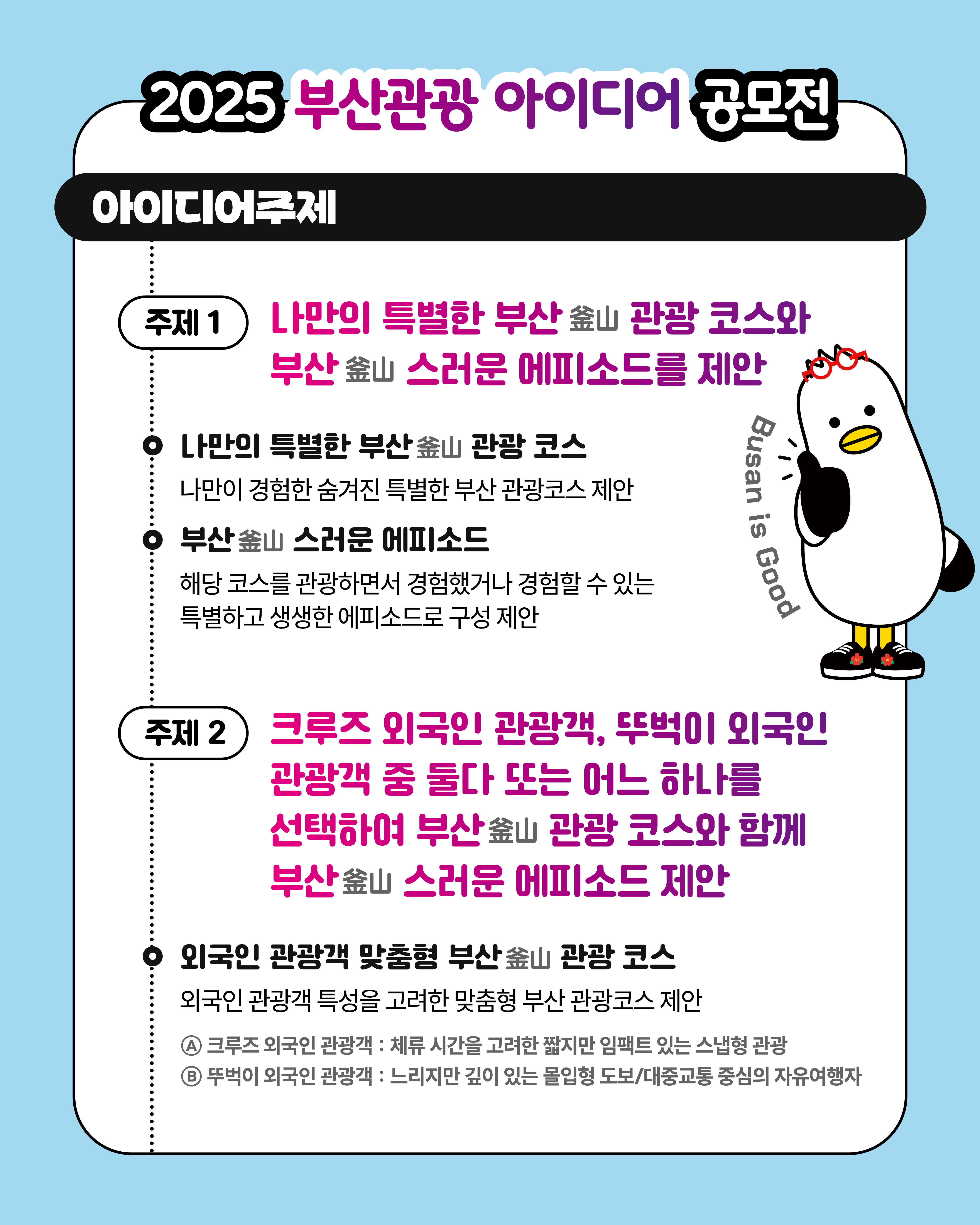 2025 부산관광 아이디어 공모전