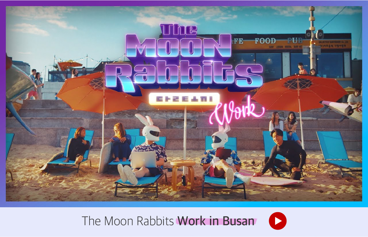 The Moon Rabbits Work in Busan