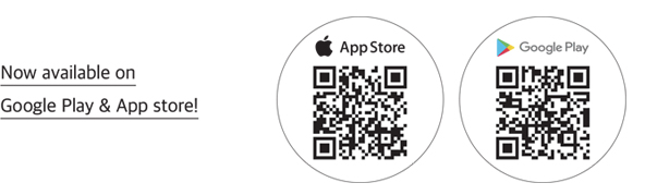 Now available on Google Play & App store! (QR code)