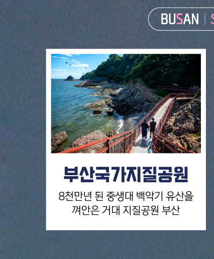 부산국가지질공원, 8천만년 된 중생대 백악기 유산을 껴안은 거대 지질공원 부산