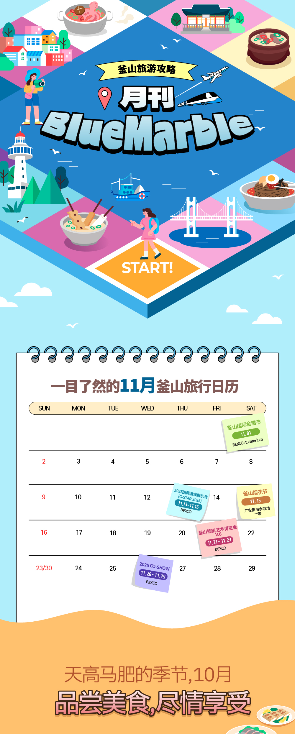 釜山旅游攻略月刊BlueMarble