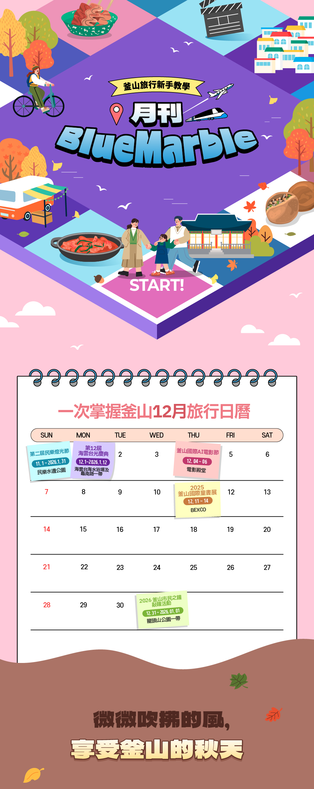 釜山旅行新手教學月刊BlueMarble