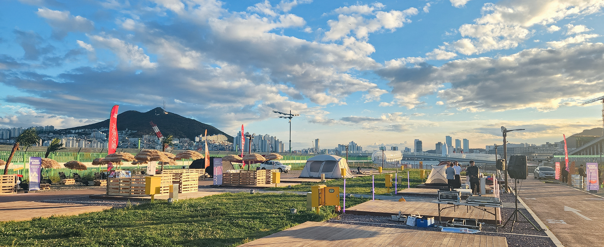 Busan Port Healing Campground with Ocean View